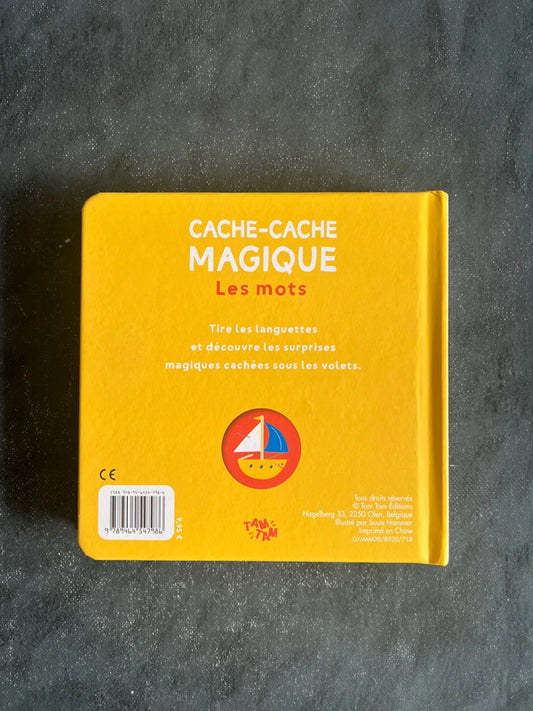 Cache-cache magique - les mots