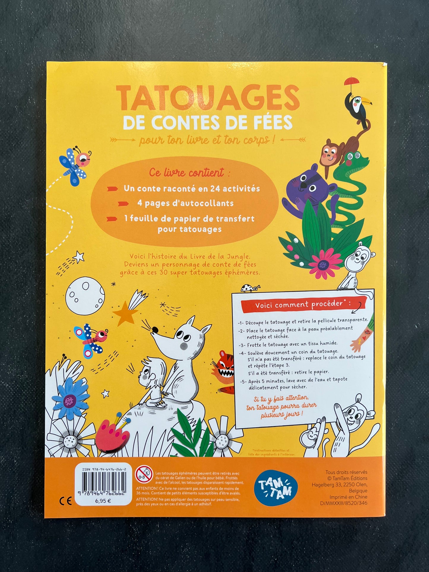 Tatouages de contes de fées - Le livre de la jungle