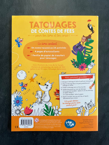 Tatouages de contes de fées - Le livre de la jungle