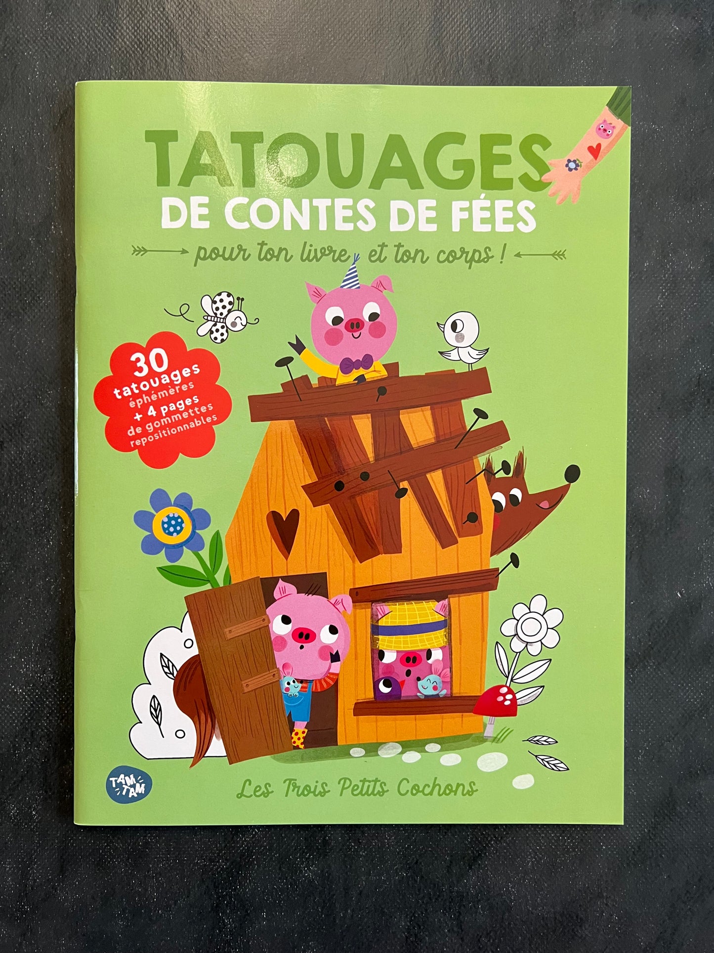 Tatouages de contes de fées - Les trois petits cochons