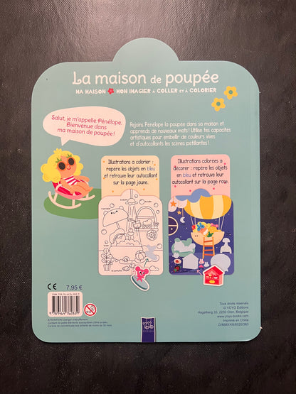 Mon imagier à coller et à colorier - la maison de poupée