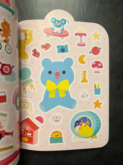 Mon imagier à coller et à colorier - la maison de poupée