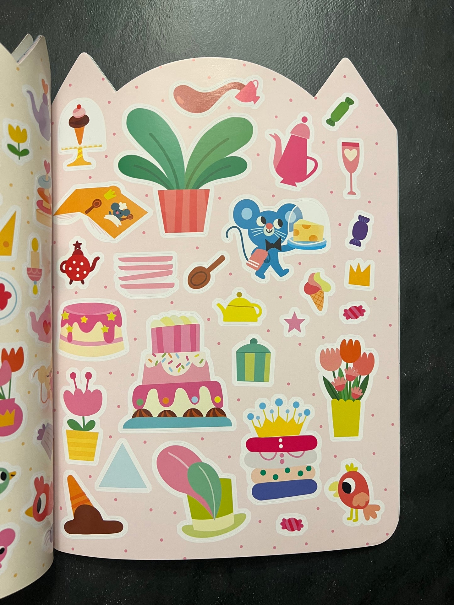 Mon imagier à coller et à colorier - le beau château