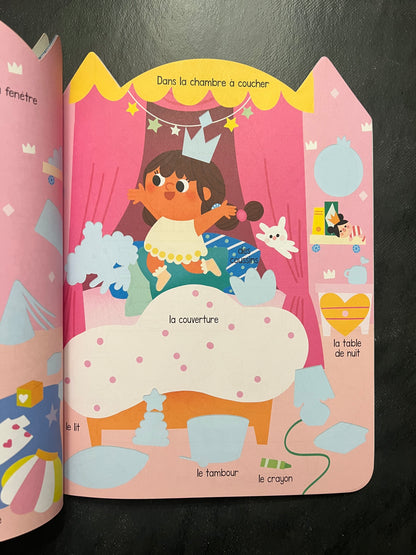 Mon imagier à coller et à colorier - le beau château