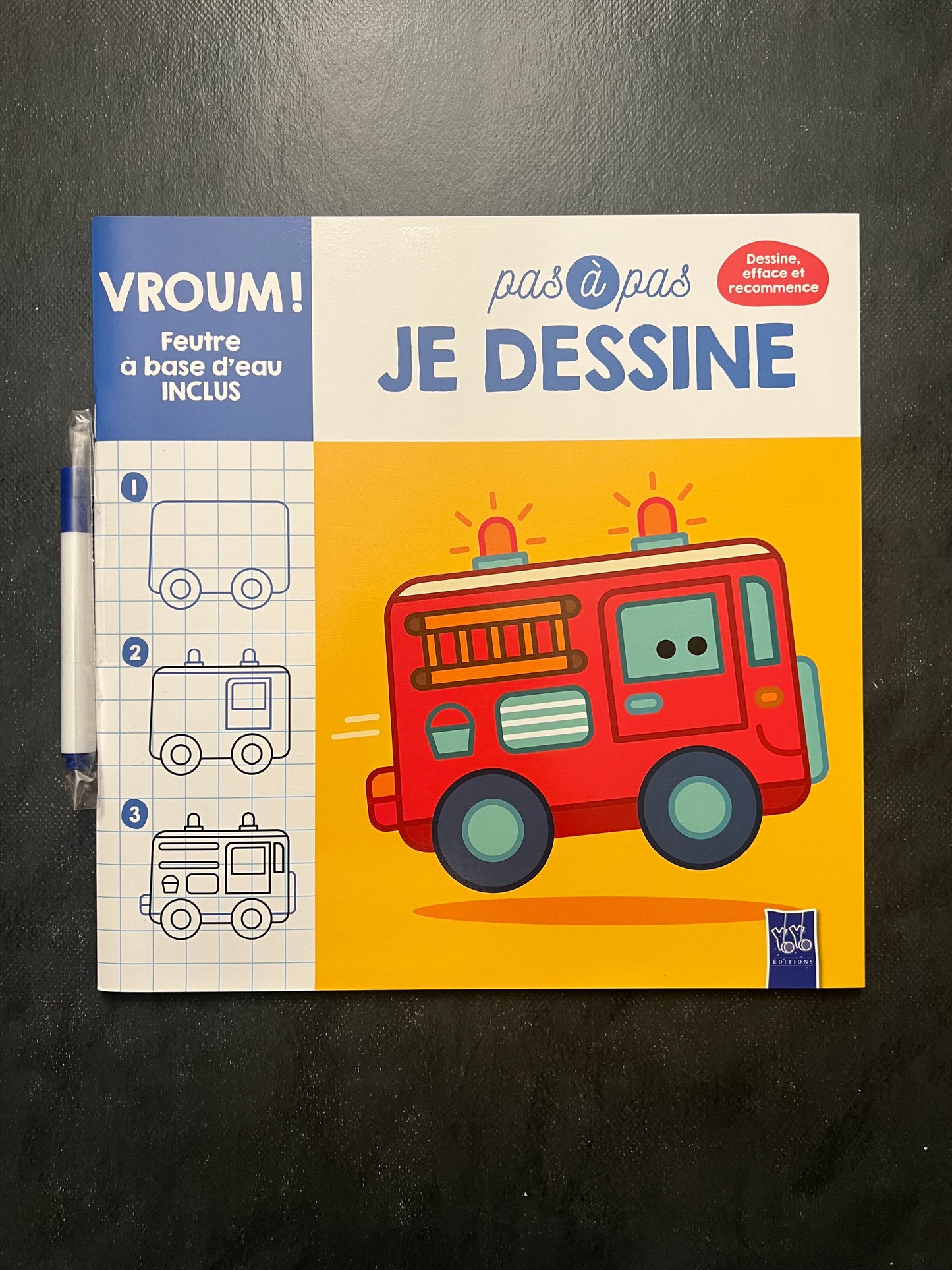 Pas à pas je dessine - vroum !