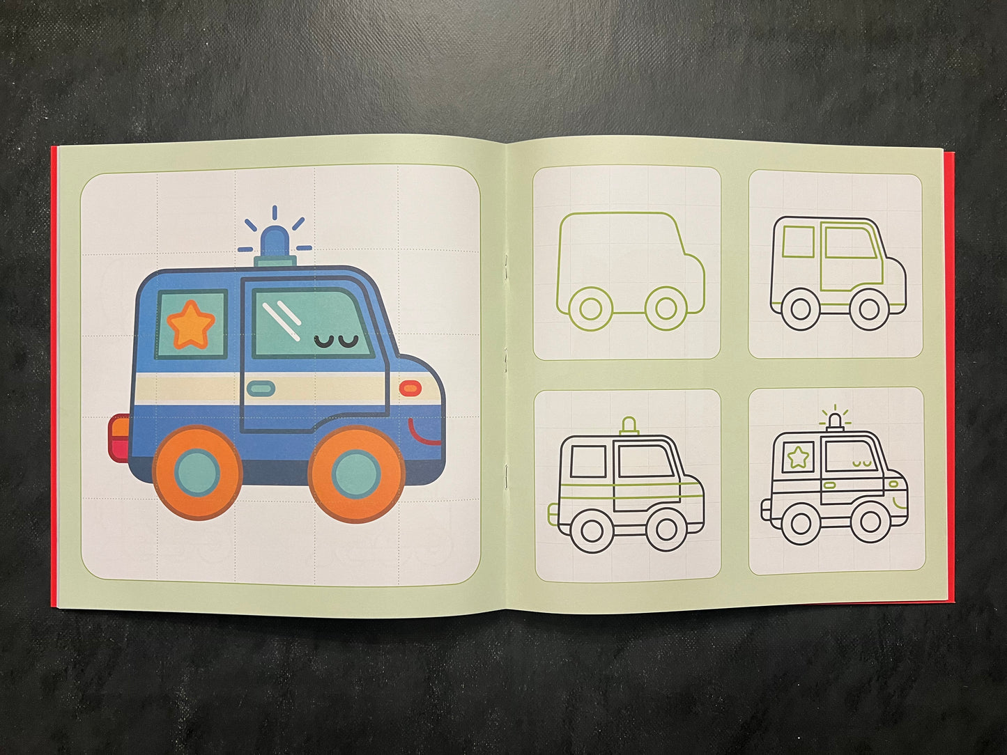 Pas à pas je dessine - vroum !