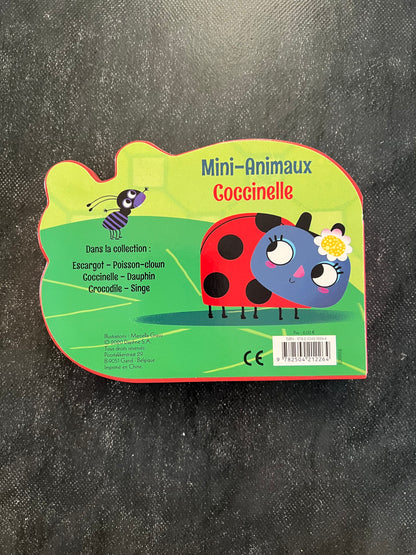 Livre cartonné mini animaux - coccinelle